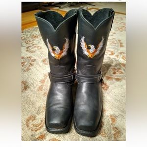 Harley Riding Boots, only used a few times, Excellent Condition, Great Tread